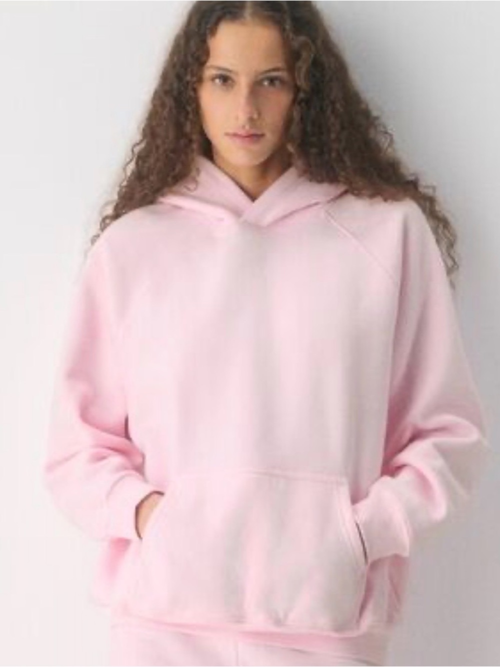 Aritzia Light Pink Relaxed Hoodie